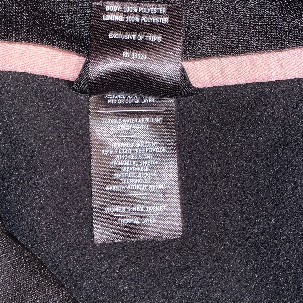 Avalanche Black Athletic Full Zipper Jacket w/Zipper Pockets Size: Small EUC - Picture 8 of 8
